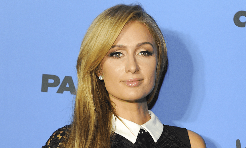 LOS ANGELES, CA – OCTOBER 24:  Paris Hilton attends  the PAPER Magazine Runway Benefit For Make-A-Wish Foundation at The Taglyan Complex on October 24, 2017 in Los Angeles, California. (Photo by Amy Graves/Getty Images) 
