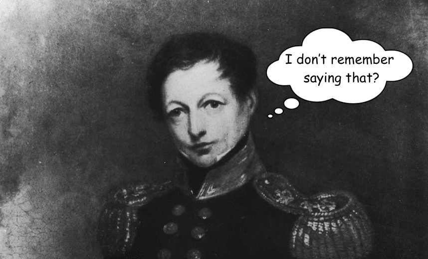 CIRCA 1840: British naval commander William Hobson (1793-1842), circa 1840. Hobson was appointed as first governor of New Zealand and negotiated the Treaty of Waitangi with the Maori chiefs, which granted England sovereignty over the country. (Photo by Hulton Archive/Getty Images)