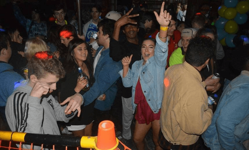 A night out at one of Momma Doof’s parties. (Photo: Libby Soper-Beardsley) 
