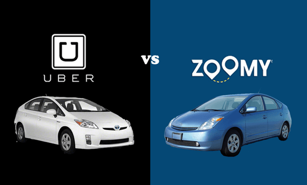The great Uber vs. Zoomy race 
