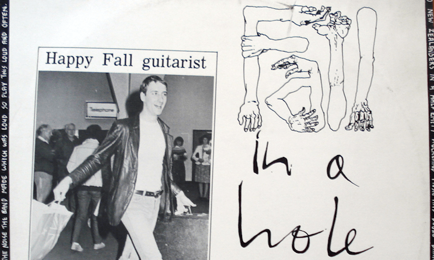 THE FALL ‘FALL IN A HOLE’ LP COVER (DETAIL), ARTWORK BY CHRIS KNOX 
