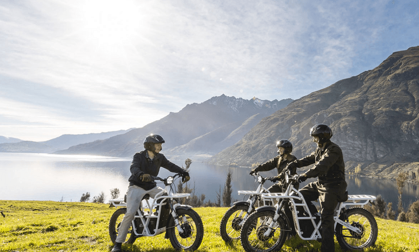 UBCO bikes made an impact at the 2014 Fieldays, and now they’re cruising. Photo: Supplied.