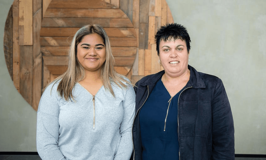 Pēpi Ora creators Laine Rerehuia Tangaere and Frances King. Image: Vodafone Foundation 
