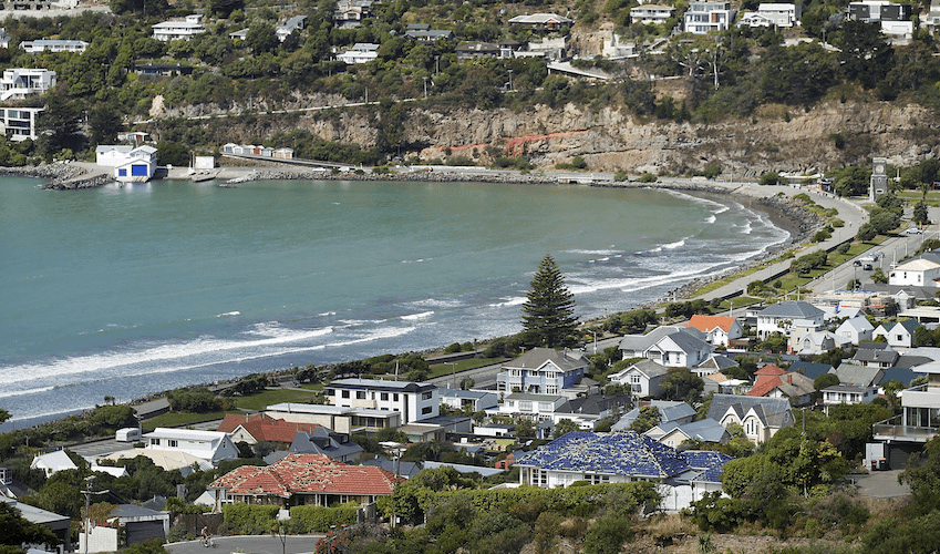 Sumner, Christchurch, on February 27, 2011. Photo: Martin Hunter/Getty Images 

