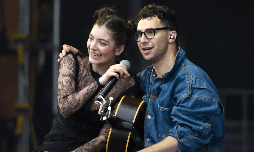 Lorde and Jack Antonoff at the Outside Lands Music and Arts Festival 2017 (Photo: Tim Mosenfelder/Getty Images) 
