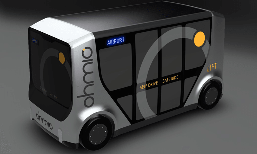 Rendering of the vehicle being planned for use at Christchurch International Airport (supplied) 
