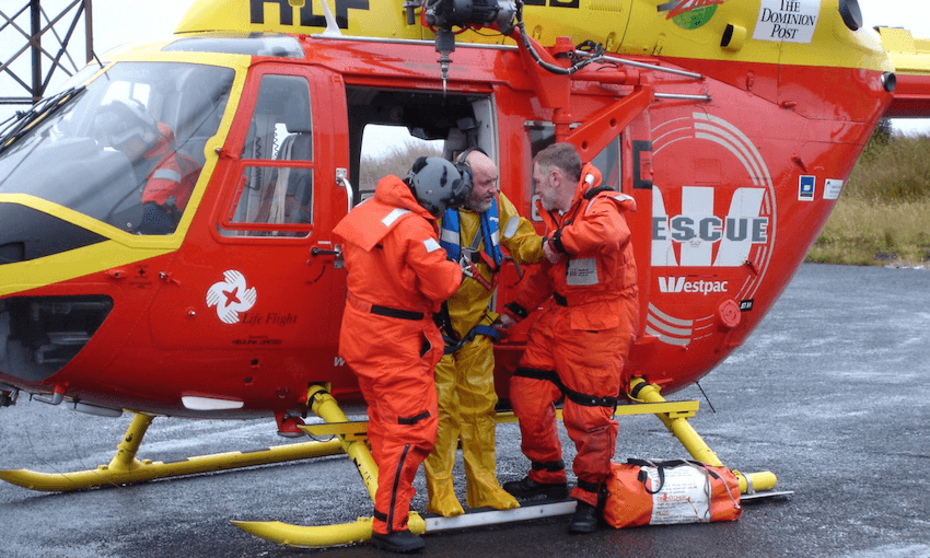 “We rescued yachtie John Masters 160km from the Chatham Islands – he got injured half way between South America and NZ, one of the most inaccessible places on earth.” 
