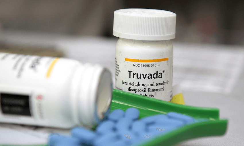 The antiretroviral drug Truvada. Photo Illustration by Justin Sullivan/Getty Images 
