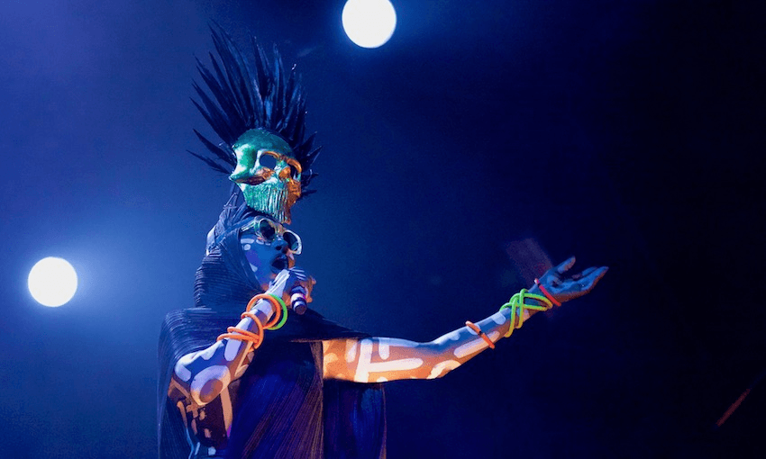 GRACE JONES AT AUCKLAND CITY LIMITS (PHOTO: SIMON DAY) 
