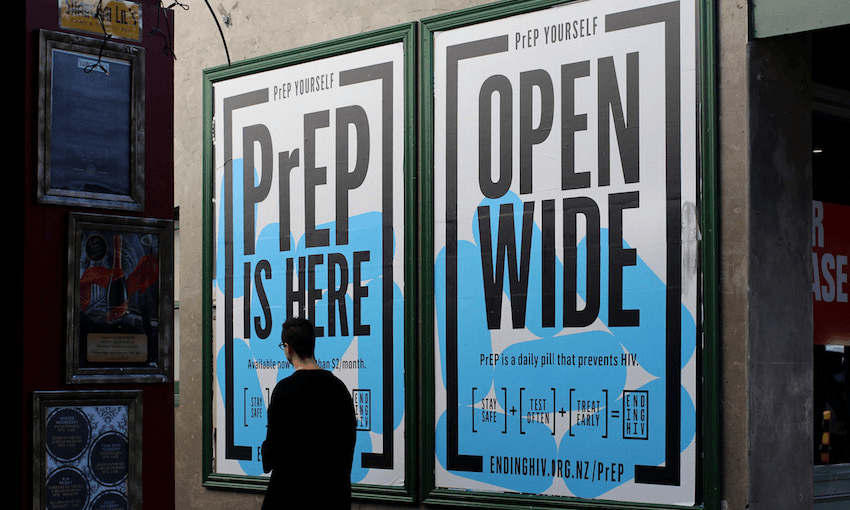 PrEP street posters in Auckland (photo supplied) 
