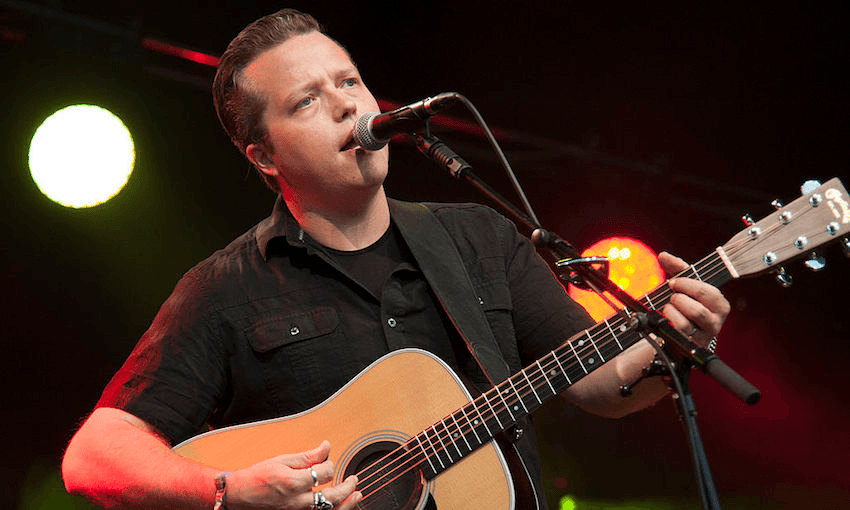 JASON ISBELL AT THE CAMBRIDGE FOLK FESTIVAL (PHOTO: Bryan Ledgard) 
