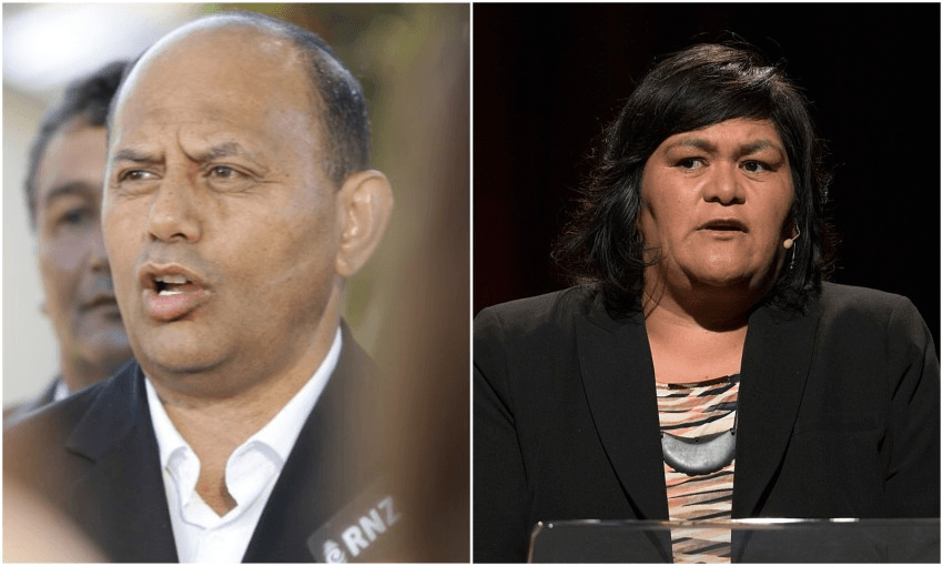 Labour’s Willie Jackson and Nanaia Mahuta. Image: RNZ & Getty 

