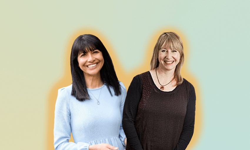 Carol Hirschfeld and Clare Curran 
