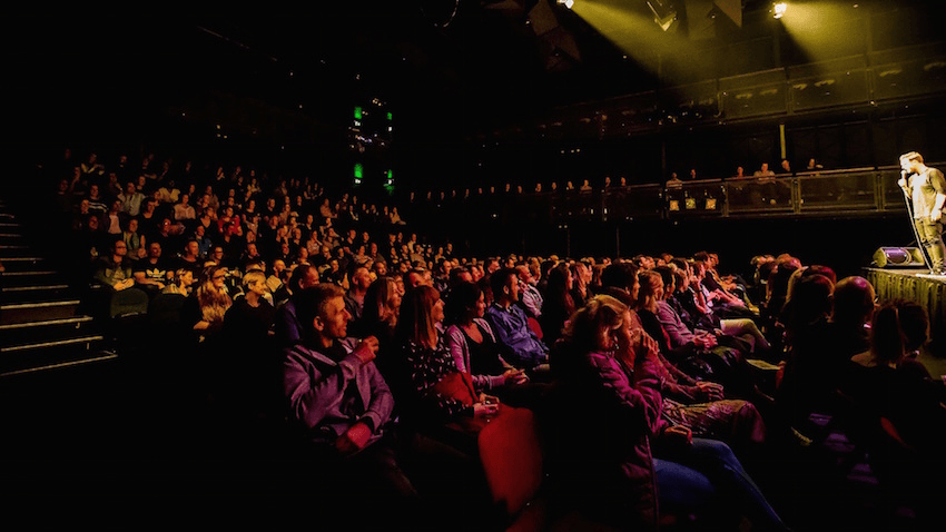A photo from the last year’s NZ International Comedy Festival Gala. 
