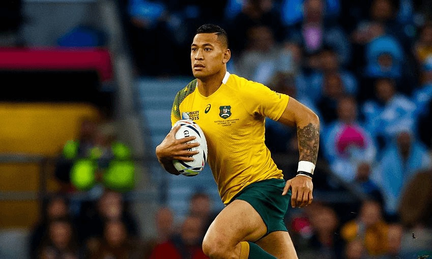 Israel Folau has faced widespread criticism for his social media comments. Photo by Andrew Patron/Icon Sportswire/Corbis via Getty Images 
