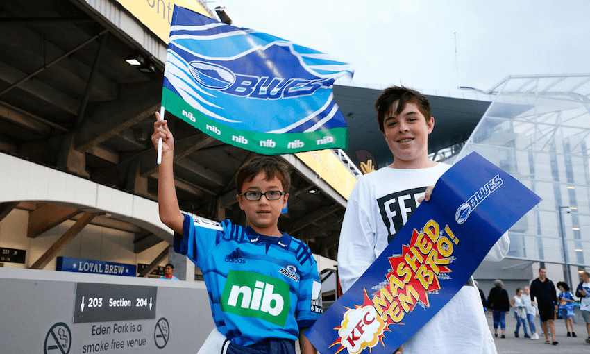 Blues fans before another disappointing loss between against the Sharks (Photo by Phil Walter/Getty Images). 
