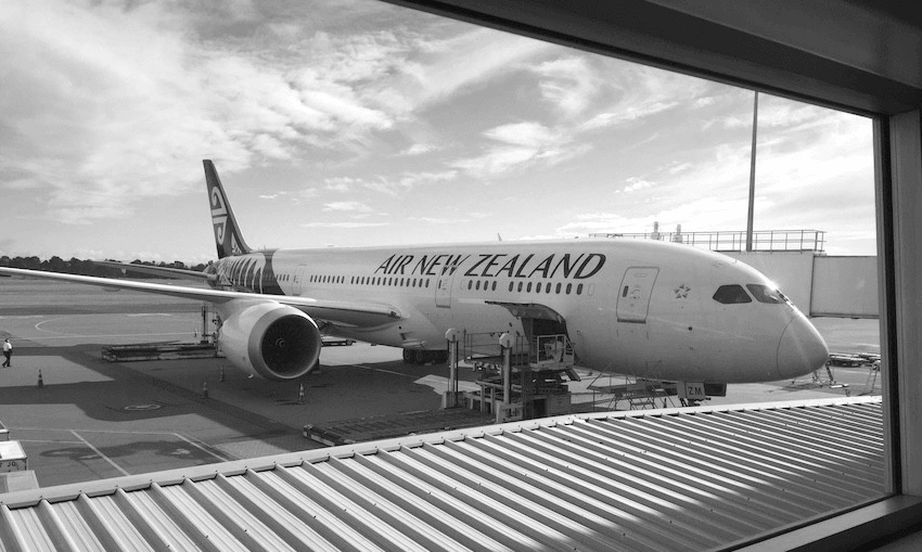 An Air New Zealand Dreamliner. (Photo: Rebecca Stevenson) 
