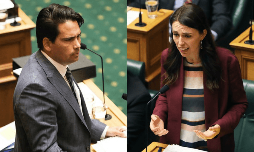 Simon Bridges and Jacinda Ardern (Image: Radio NZ).  
