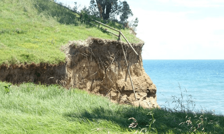 New Zealand is a country with naturally high rates of erosion (Radio NZ/Robin Martin)  
