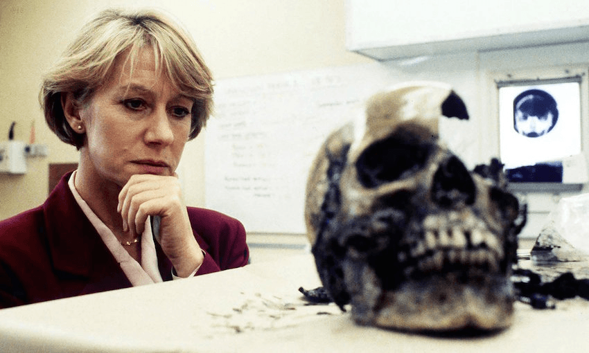 Helen Mirren as DCI Jane Tennison in Prime Suspect. 
