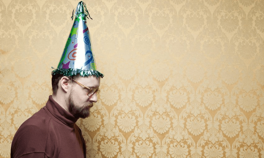 A man at a party who is not Simon Bridges