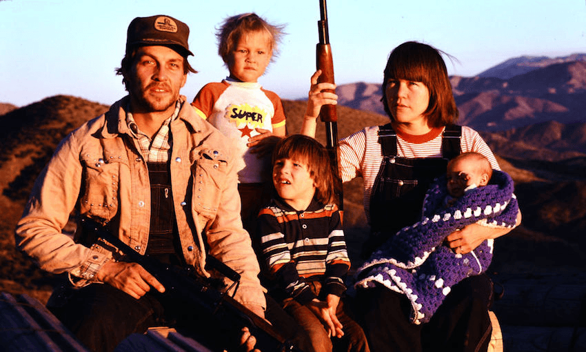A survivalist family who believed armageddon was coming, 1980 (Photo by Paul Harris/Getty Images)
