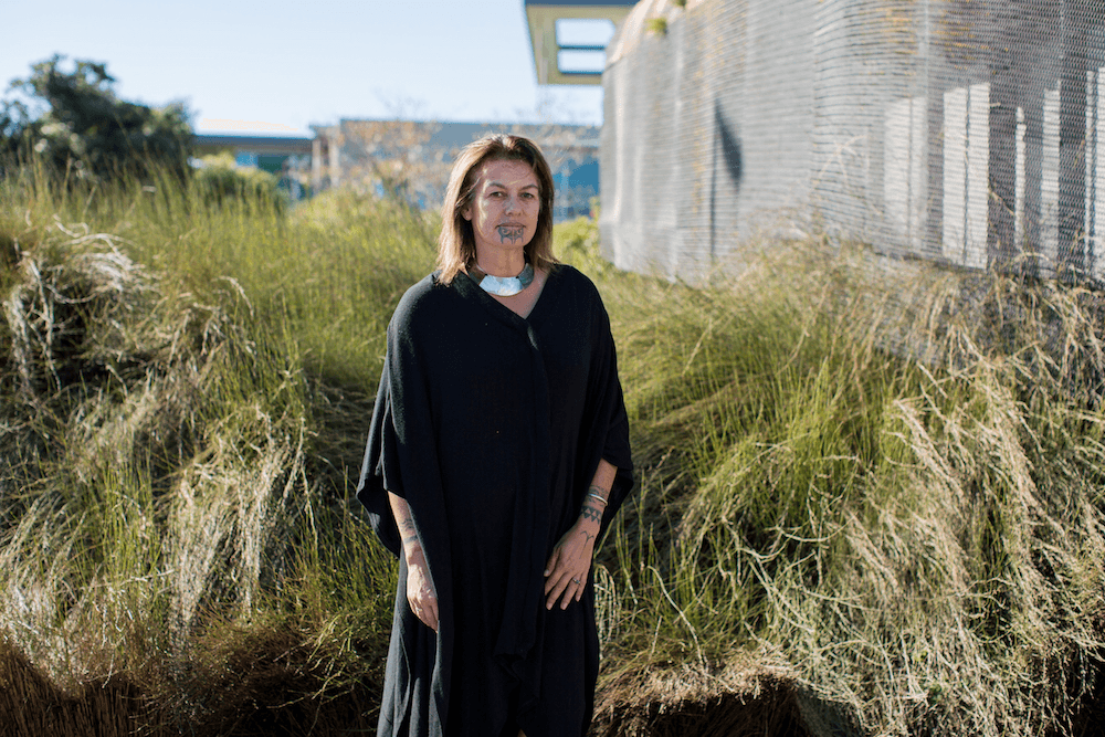 Associate Professor at Te Whare Wānanga o Awanuiārangi, Mera Lee-Penehira. Photo: Qiane Matata-Sipu 
