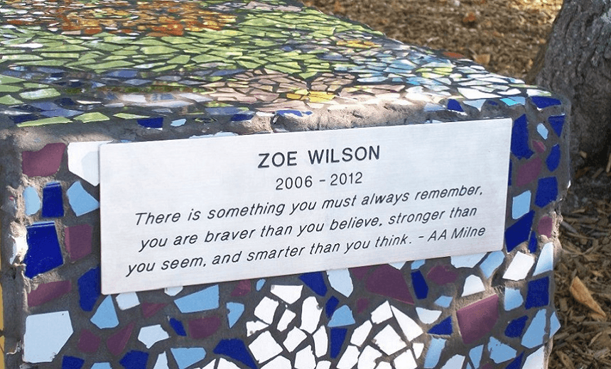 Zoe’s legacy: The friendship seat and a hope for an end to bullying
