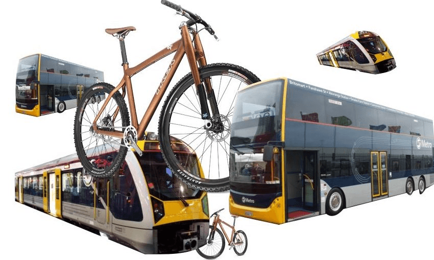 My commute? Walk-train-walk-bus-bike. Bring on multi-modal Auckland