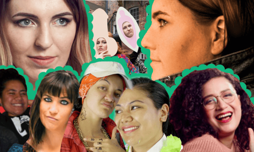 A selection of the finest women in the Comedy Festival. 
