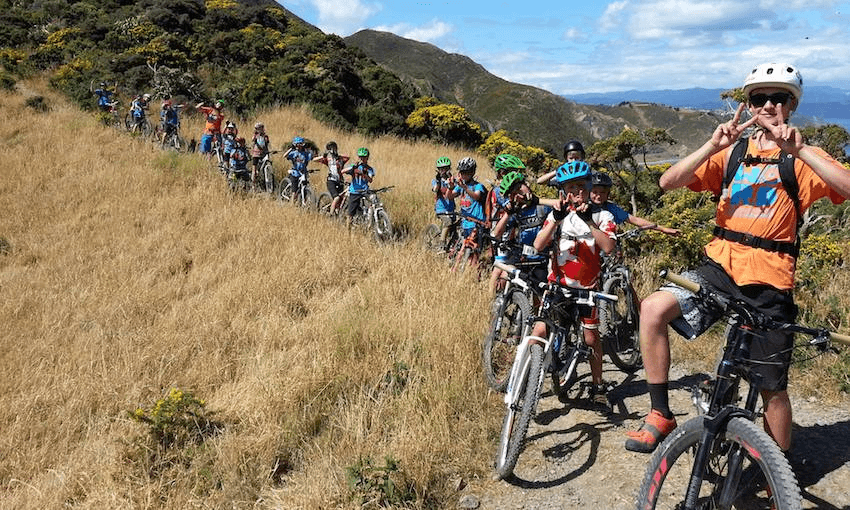The WORD squad in the hills above Wellington (Image: supplied). 
