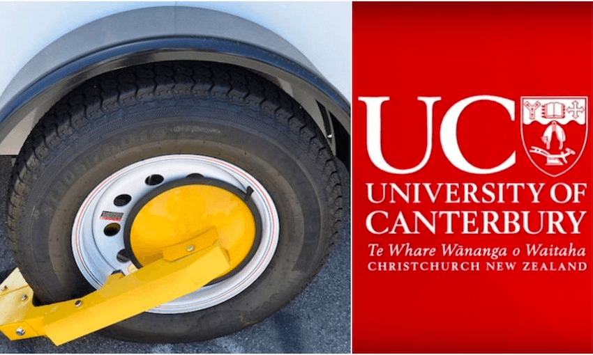 canterbury universoty clamping parking 
