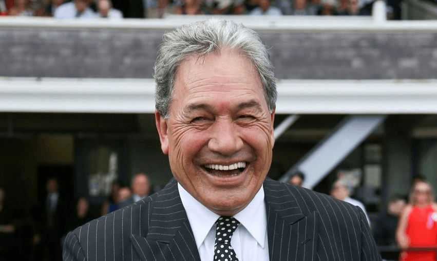Winston Peters, acting PM in waiting. Photo by Hagen Hopkins/Getty Images 
