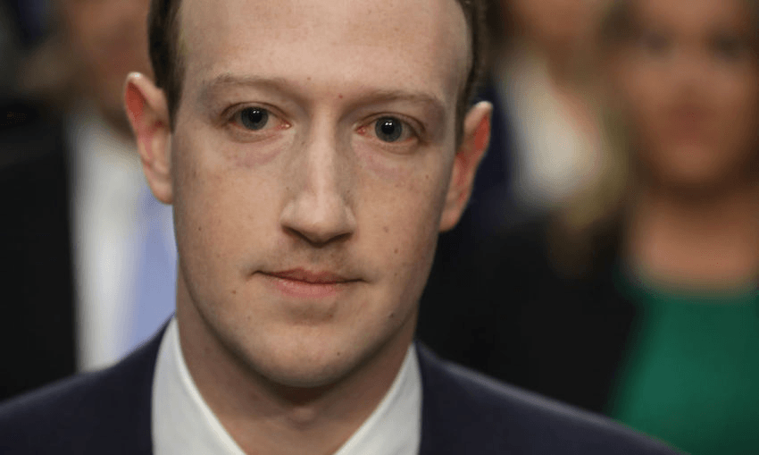 Facebook co-founder, chairman and CEO Mark Zuckerberg testifies before a combined Senate Judiciary and Commerce committee hearing in the Hart Senate Office Building. (Image: Chip Somodevilla/Getty Images) 
