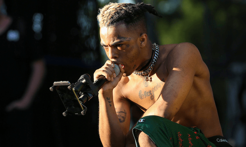 XXXTentacion at the Rolling Loud Festival in Miami, 6 May 2017 (Photo: Matias J. Ocner/Miami Herald/Getty Images) 
