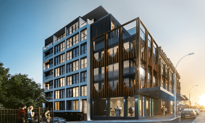Lighthouses apartments on K Rd, Auckland (Image: supplied). 
