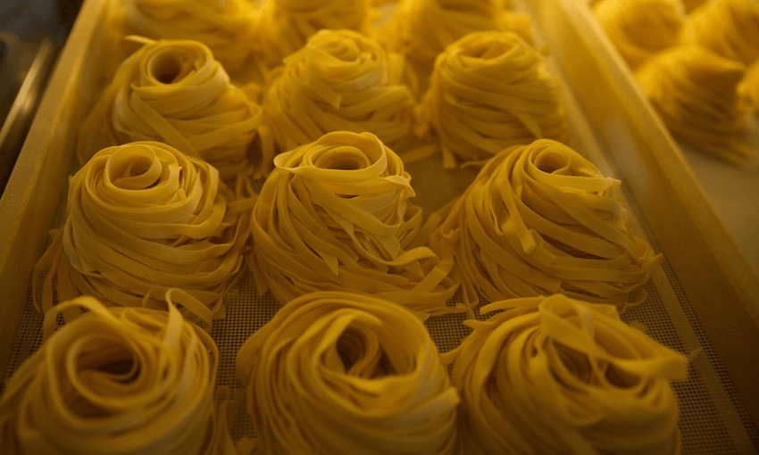 Freshly made tagliatelle is a thing of beauty (Photos: Simon Day) 

