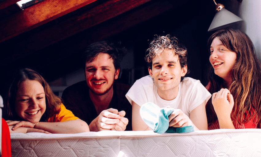 GIRLBOSS, L-R: Campion, Kelly, Woods, Botting (photo: Rachel Brandon) 
