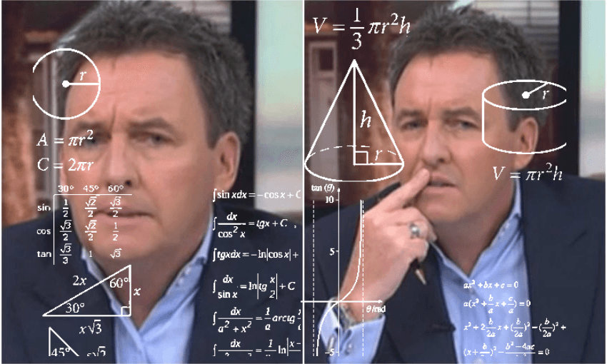 Before you say it, yes, we know this is a trigonomic equation