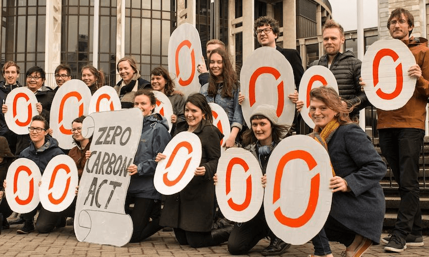 Members of Generation Zero outside parliament (Photo: Supplied) 
