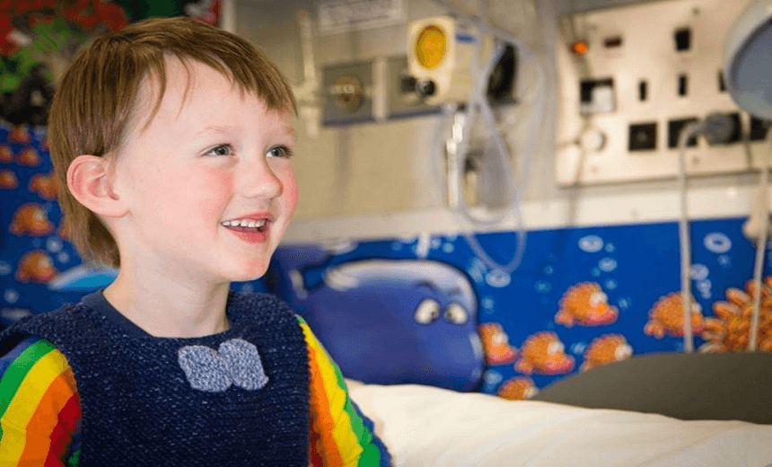 Eddie at Wellington Children’s Hospital 
