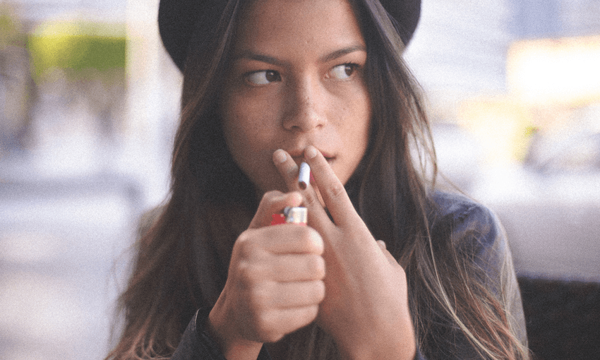 Close-Up Portrait Of Young Woman