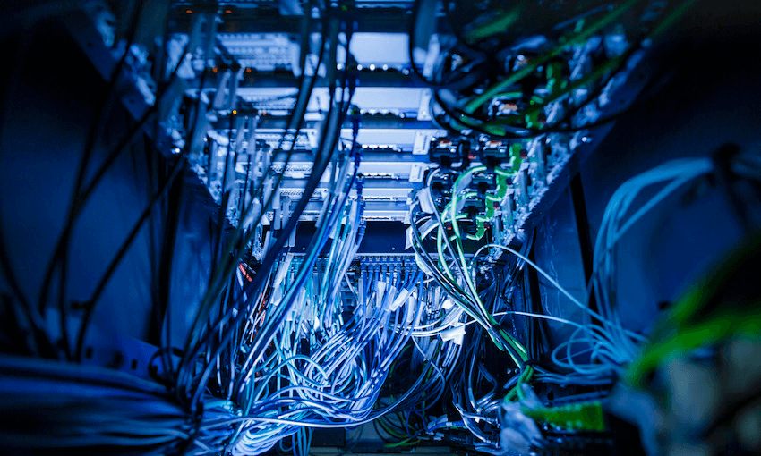 A server centre in Berlin, Germany. (Photo Illustration by Thomas Koehler/Photothek via Getty Images). 
