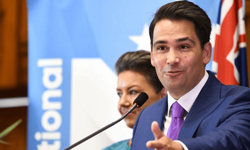 Simon Bridges has announced that National will support the Climate Commission. Photo by Elias Rodriguez/Getty Images 
