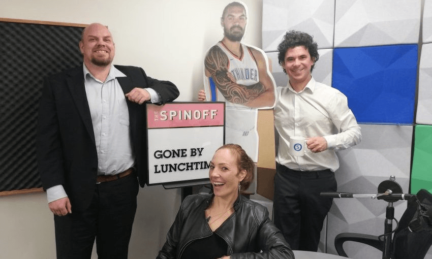 Your friendly Gone By Lunchtim team, Ben Thomas, Annabelle Lee, Toby Manhire and Steven Adams