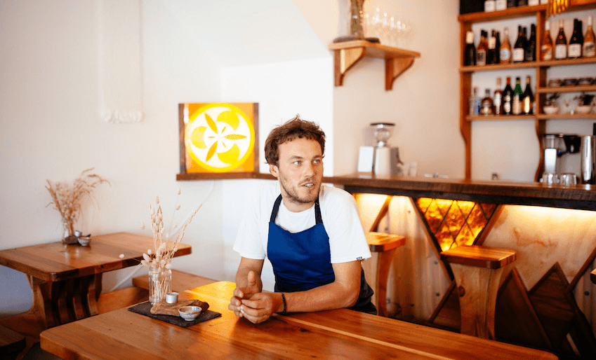 Alex Davies at his Christchurch restaurant Gatherings (Photo: Neat Places)