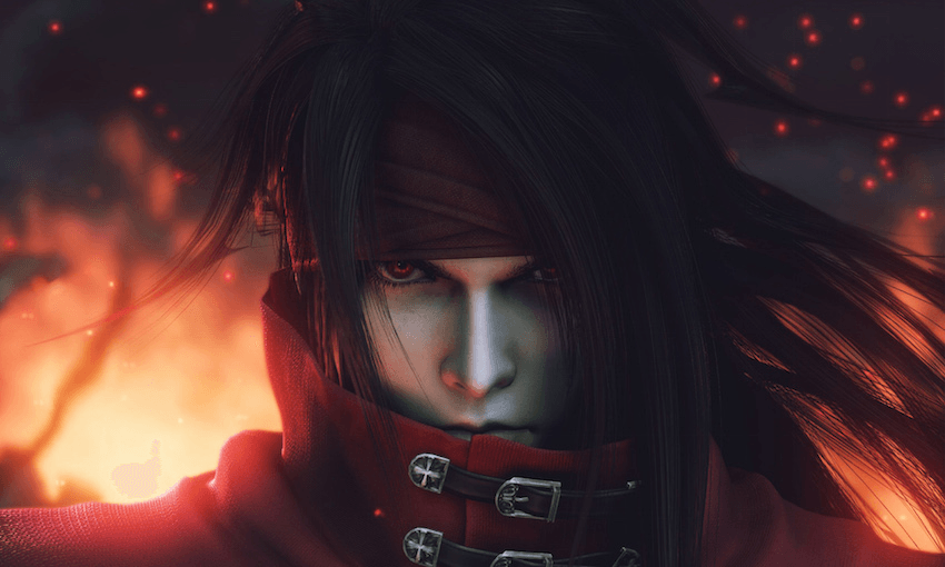 Vincent Valentine, The Man With Belts On His Face. 
