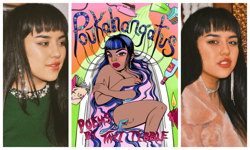 Pōukangatus, Tibble’s first book of poems, which won the Jessie Mackay Best First Book of Poetry Award (Photos: Supplied) 
