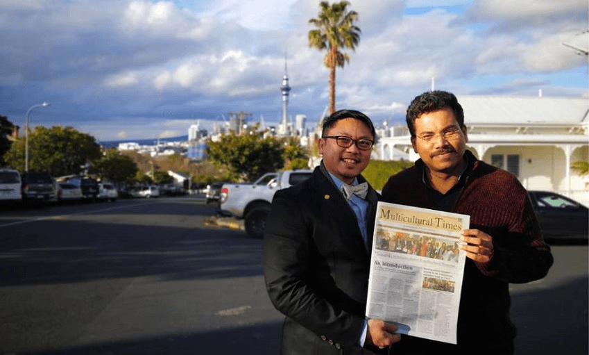 Eric Chuah and Gaurav Sharma (Photo: Facebook/Multicultural Times)