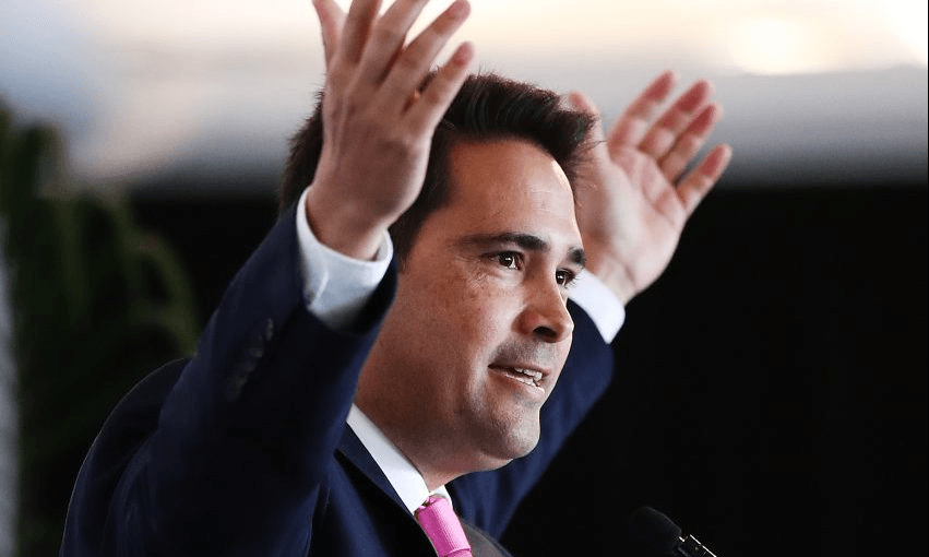 Opposition leader Simon Bridges is throwing up his arms in horror at the idea of a capital gains tax. (Photo: Getty Images) 
